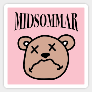 Midsommar Bear Logo Magnet